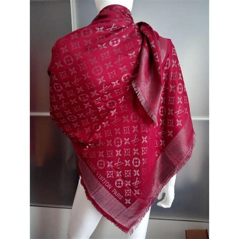 louis vuitton shine shawl|louis vuitton silk scarf women's.